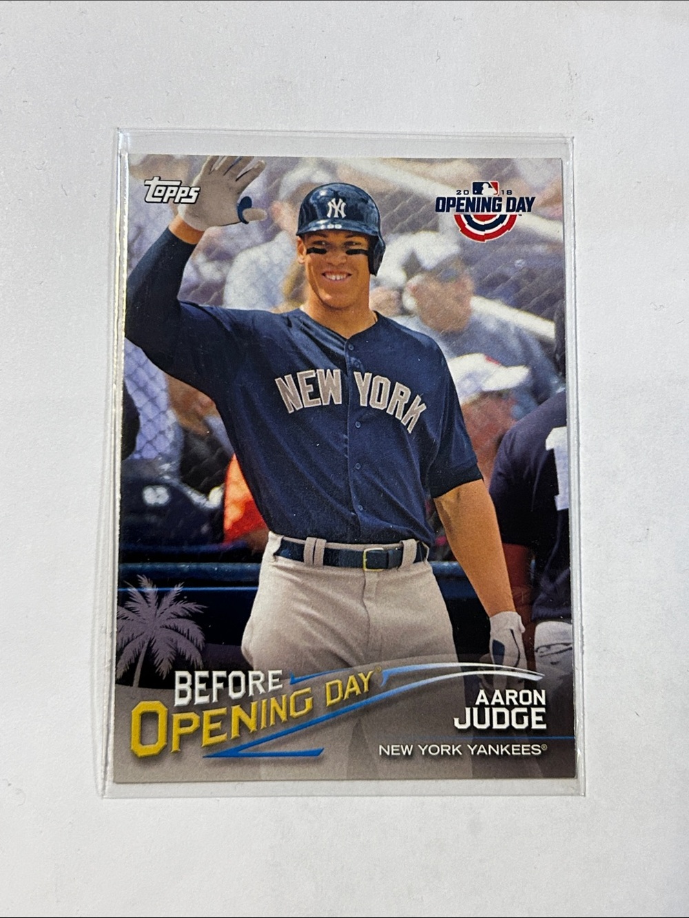2018 Topps Before Opening Day Aaron Judge #BOD-AJ insert baseball card